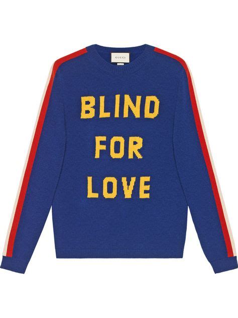 maglione blind for love gucci.